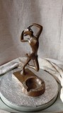 1930 Statuetă Nud Art Deco Uzinele de Fier Vlahita
