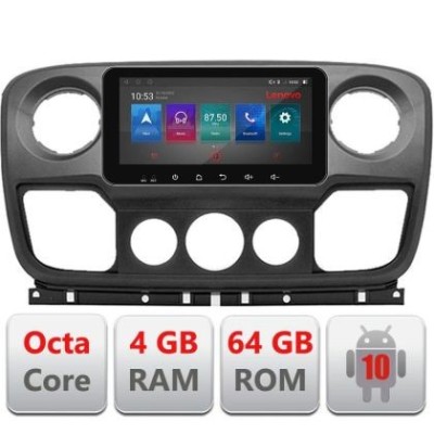 Navigatie Opel Movano, Renault Master 2010-2021 Android radio gps internet Octa Core 4+64GB LTE ecran de 10.33&amp;#039; v2 CarStore Technology foto