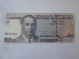 Filipine 100 Piso 2010 A in stare foarte buna