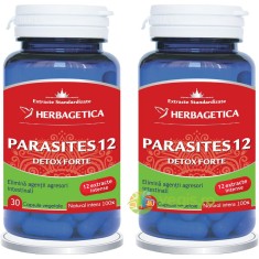 Pachet Parasites 12 Detox Forte 30cps+30cps