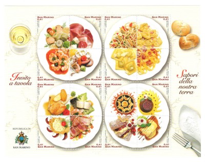 San Marino 2003 Mi 2065-80 klb MNH - Bucatarie regionala foto