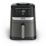 Friteuza cu aer cald Tefal Easy Fry Silence EY551HE0, 1670 W, 5l, 10 programe presetate, Ecran LCD, Termostat reglabil, Gri