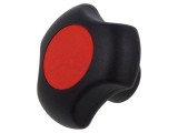Buton de Reglare ELESA+GANTER M6 40mm Tehnopolimer PA Rosu Stift Alama