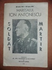Maresalul Ion Anonescu soldat martir- Nicolae Lupan foto