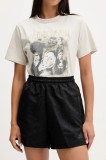adidas pantaloni scurți House of Tiro culoarea negru, JL9205