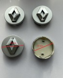 Capace Janta RENAULT Gri 60/57mm - Set 4 Bucati, Plastic, Accesorii Auto Roti