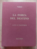 Giuseppe Verdi La forza del destino Canto e pianoforte