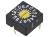 Intrerupator Codificare KNITTER-SWITCH DRS 3016 PCB THT 2.54mm 16 pozitii Aurit Poliamida
