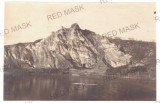 5558 - SLANIC, Prahova The mountain of salt (17/11 cm) - old real PHOTO - unused, Romania 1900 - 1950, Sepia