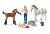 Set figurine - Farm World - Veterinar in vizita | Schleich