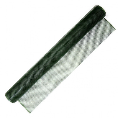 Plasa pentru gard, plastic, 300 g/m2, verde, 5x5 mm, 50x1 m foto
