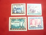 Timbru Indonezia 1948 dienstmarke supratipar Resmi , 4 val. ,urma sarniera, Nestampilat