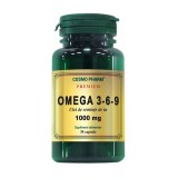 Premium Omega 3-6-9, 1000 mg, 30 capsule, Cosmopharm