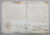 ACT OFICIAL SCRIS CU CARACTERE GOTICE IN LIMBA GERMANA , CU SIGILIU , DATAT 1787