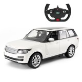 MASINA CU TELECOMANDA RANGE ROVER ALB SCARA 1 LA 14