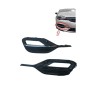 Grila bara fata OPEL ASTRA K, 2020-02.2022, partea dreapta, crom/negru; cu bandou crom; cu gauri lampa ceata,