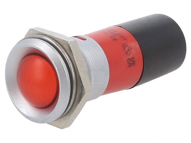 Lampă de control LED roșie 230V &Oslash;22mm