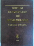NOTIUNI ELEMENTARE DE OFTALMOLOGIE (MAPA CU PLANSE INCLUSA)-NARCISA IANOPOL-235762
