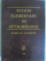 NOTIUNI ELEMENTARE DE OFTALMOLOGIE (MAPA CU PLANSE INCLUSA)-NARCISA IANOPOL foto