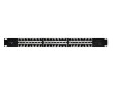 Patch Panel QOLTEC 24 Porturi RJ45 Negru RACK 54477