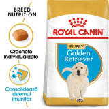 Royal Canin Golden Retriever Puppy hrană uscată c&acirc;ine junior, 12kg