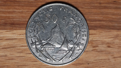 Polinezia / Polinesia franceza -piesa de colectie rara- 50 francs 1967 fara IEOM foto