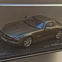 Macheta Mercedes-Benz SLS AMG 2010 maro - IXO Premium 1/43