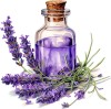 Sticker decorativ, Esenta Lavanda, Mov, 60 cm, 1339STK-2