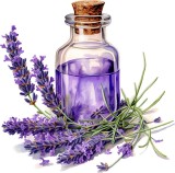 Cumpara ieftin Sticker decorativ, Esenta Lavanda, Mov, 60 cm, 1339STK-2