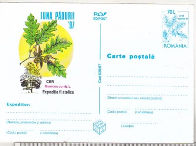 bnk cp Expofil Luna Padurii `97- necirculata - marca fixa - 026/97 foto