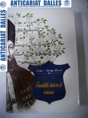 FAMILIILE BOIERESTI ROMANE -Octav-George LECCA foto