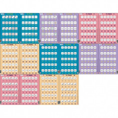 Set 16 Puzzle-uri Inmultire si Impartire Larsen, 25 Piese