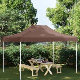 VidaXL Acoperiș pentru cort de petrecere, maro, 4 x 3 m, 270 g/m&sup2;