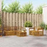 vidaXL Seturi de canapele 6 pcs natural Lemn Solid de Acacia 3374354