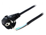 Cablu 3x0,75mm2 CEE 7/7 unghi 5m PVC