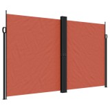 Cumpara ieftin Copertina laterala retractabila, caramiziu, 200x1000 cm