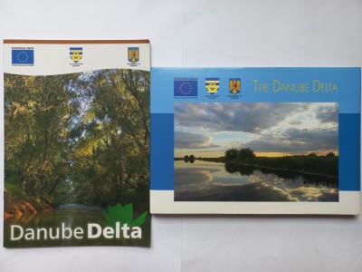 THE DANUBE DELTA [ DELTA DUNARII]. 2 ALBUME, IN LIMBA ENGLEZĂ foto