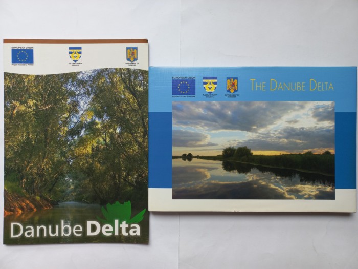 THE DANUBE DELTA [ DELTA DUNARII]. 2 ALBUME, IN LIMBA ENGLEZĂ