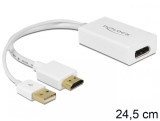 Adaptor HDMI la Displayport 1.2 4K T-M, Delock 62496