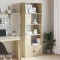 vidaXL Bibliotecă, stejar sonoma, 70x36x189 cm, lemn compozit 3295319