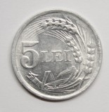 5 LEI 1947 . DETALII EXCELENTE . CU LUCIU . CEA MAI BUNA STARE DE PE SITE .
