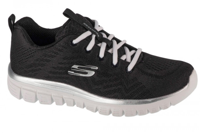 Pantofi pentru adidași Skechers Graceful - Get Connected 12615-BKW negru