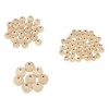 Margele Lemn Natural 80 Bucati: 1.5cm, 1cm, 0.8cm. Set DIY Bijuterii si Artizanat. Joc Creativ, +10 Ani