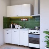 Bucatarie Mini 140 cm Alba
