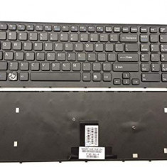 Tastatura laptop noua SONY VPC-EB Black Frame Black US