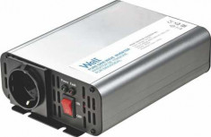 Invertor de tensiune 12V - 230V, 300W Well foto