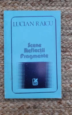 Lucian Raicu - Scene, Reflectii, Fragmente foto