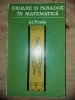 Eroare si paradox in matematica- Al. Froda