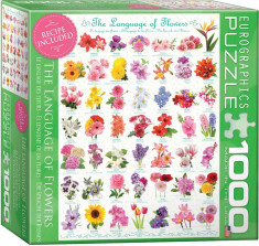Puzzle Eurographics - 1000 de piese - The Language of Flowers foto