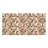 Faianta baie / bucatarie Trend Marron, 25 x 50 cm, lucioasa, maro, aspect mozaic